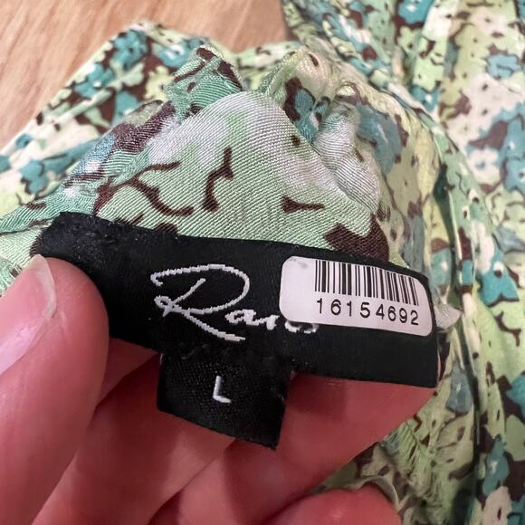 RAILS Women's Audrina Dress Size L In Emerald Bloom - Picture 8 of 10